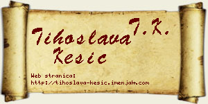 Tihoslava Kesić vizit kartica